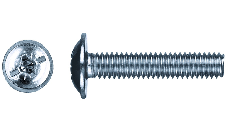 Винт мебельный со шлицом типа KOMBI М4х16 Упаковка 500 шт.