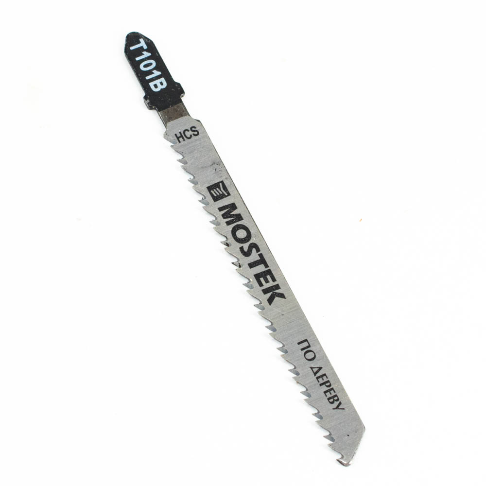 Пилки для лобзиков MosTek по дереву Т101B HCS (2 шт. в уп.)