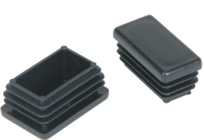 Заглушка для труб прямоугольная 30х60мм ЧЕРНАЯ (Упаковка 150 шт)