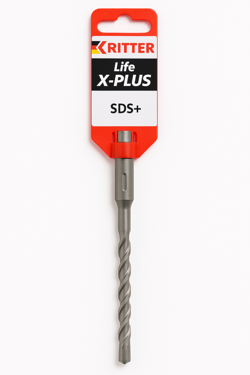 Бур SDS+ Ritter Life X-Plus  8х 50/110 (Х-образная увелн. тв.сплав.напайка YG9, 4 резца) (250/10/1)