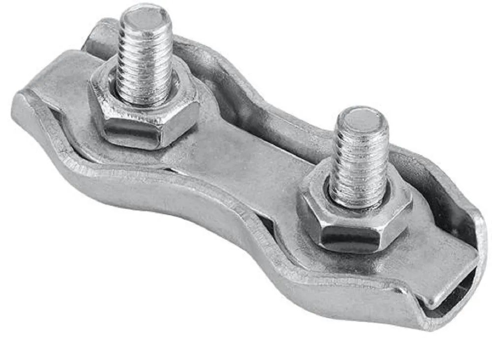 Зажим-соединитель троса "DUPLEX" плоский D6 мм (20), поштучно