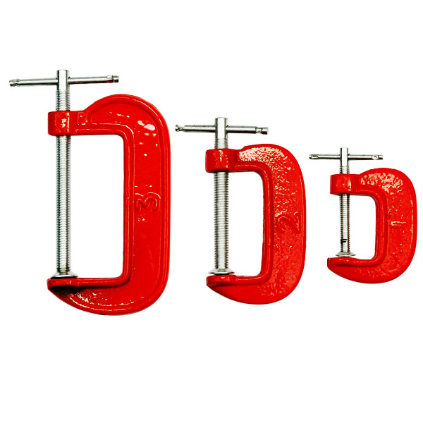 Набор струбцин тип-G 3шт. (25, 50,75мм)