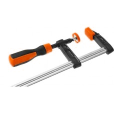 Струбцина Bohrer F-тип 200x50мм (двухкомпонентная рукоятка)