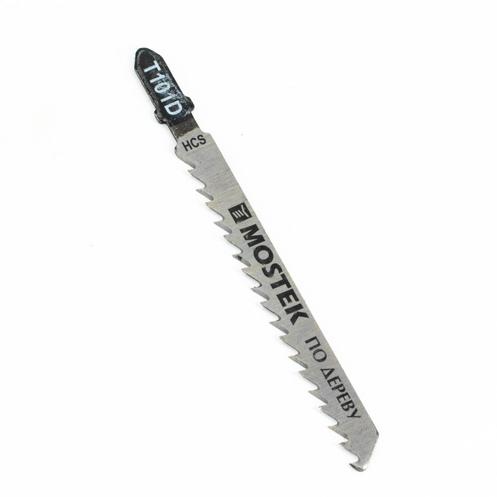 Пилки для лобзиков MosTek по дереву Т101D HCS (2 шт. в уп.)