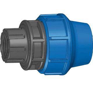 Переходник ДЖИЛЕКС ПНД РP 25мм х 1 М (мама)