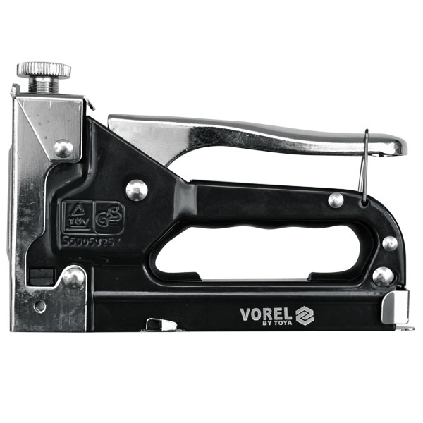 Степлер металлический 4-14мм, с плавной регулировкой силы удара