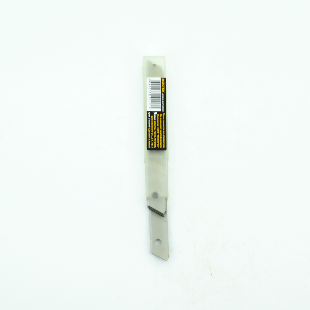 Лезвия для ножей MosTek сегментированные  9 х 0,4 мм (10шт.) (упаковка 10 шт)