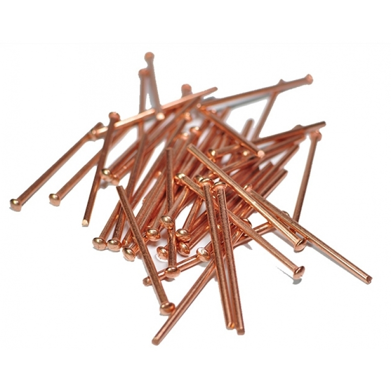 Гвозди финишн. омеднённые 1,2х35 (Блистер 60г)