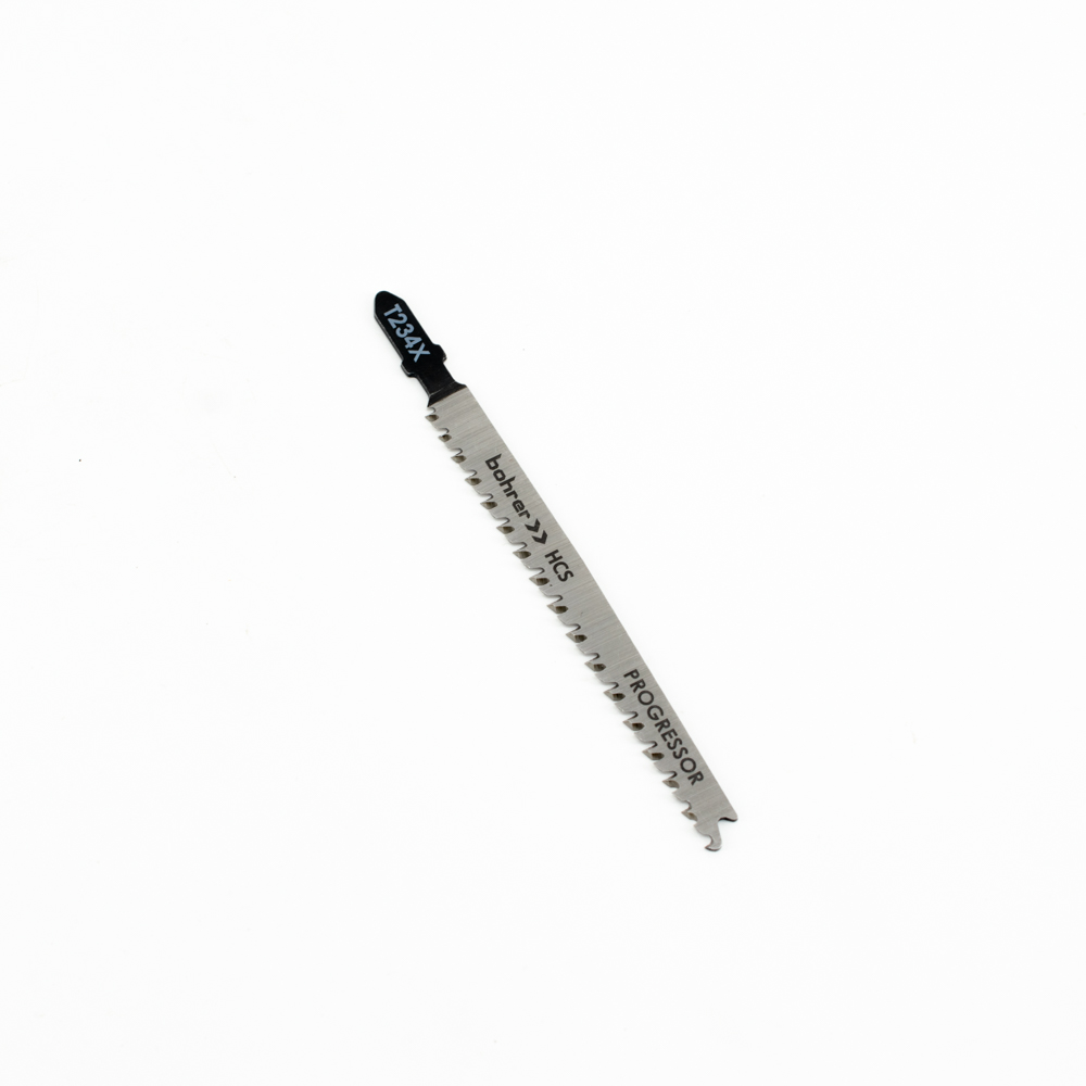 Пилки для лобзиков Bohrer по дереву Т234X HCS 116/91мм, шаг 2-3 мм (Прогрессор) (2 шт. в уп.)