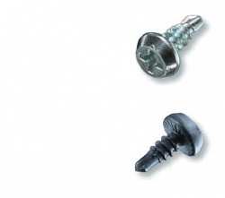 Саморезы 3,5х9,5 полусферич,оксид,сверло Упаковка 1000 шт.