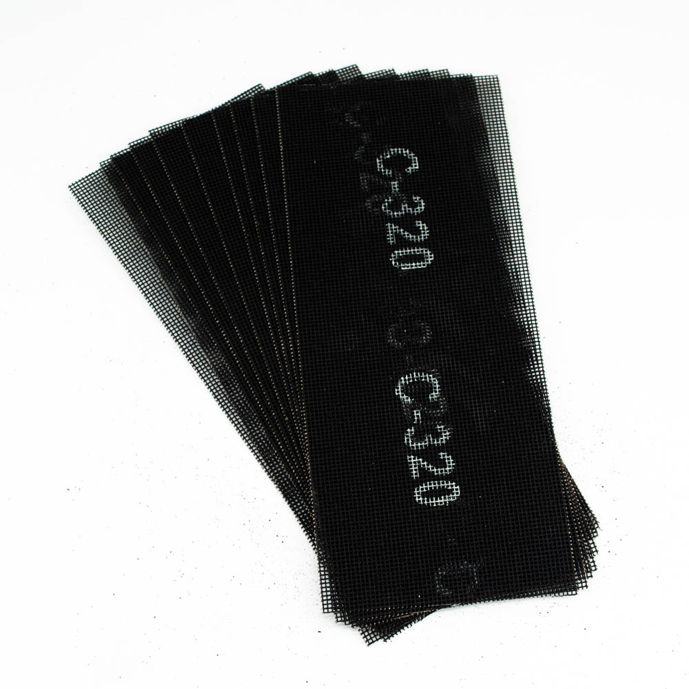 Сетка Bohrer абразивная 115х280 мм Р320 (оксид алюминия) водостойкая двусторонняя (10 шт в уп.) (100/1)