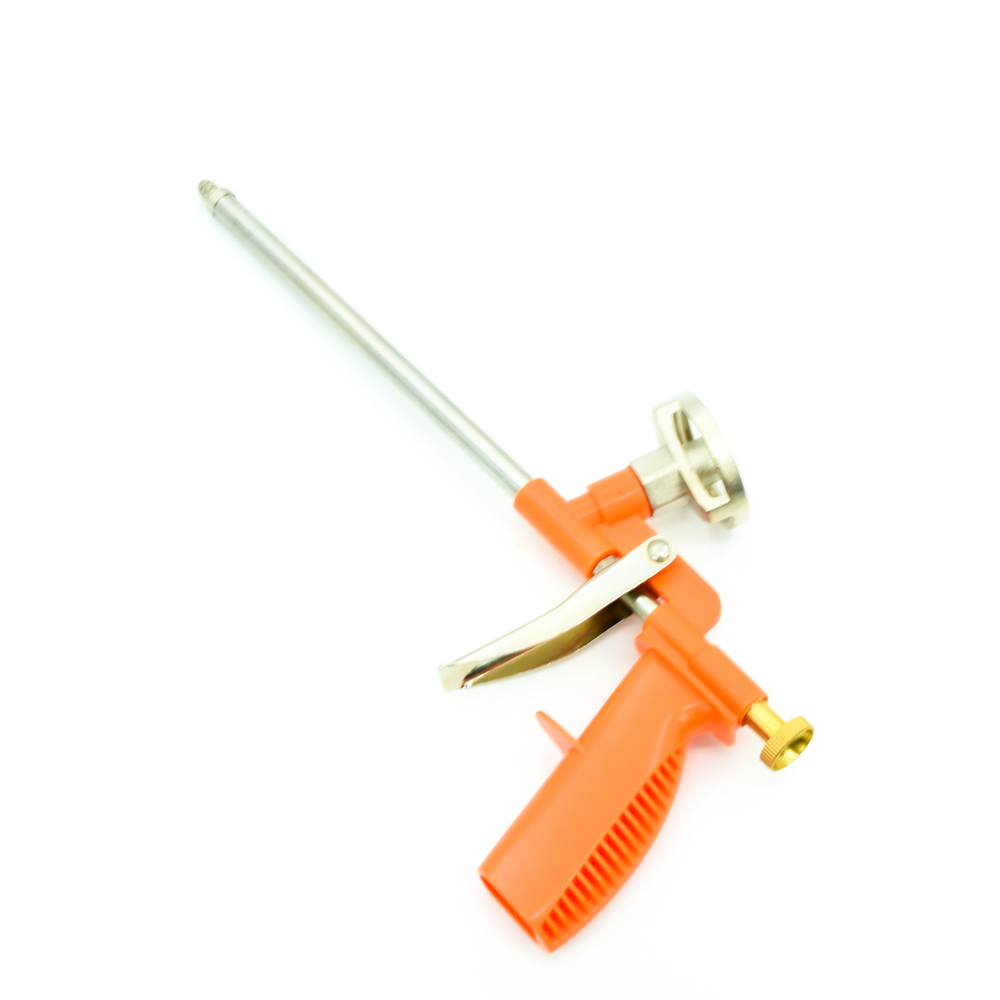 Пистолет для монтажной пены Bohrer Домашний (никелерованный с медным наконечником)