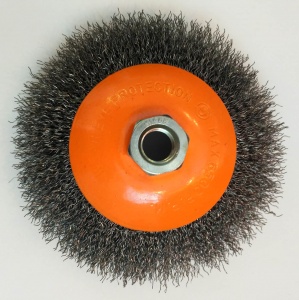 Кордщетка Bohrer коническая мягкая 125 мм для УШМ