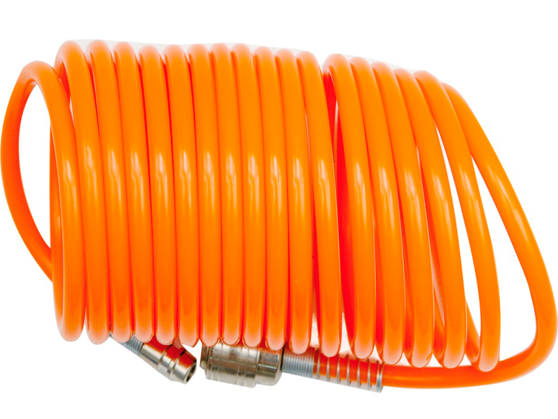 Шланг спиральный полиэтиленовый VOREL 81491, 5х8мм, 10м, рапид