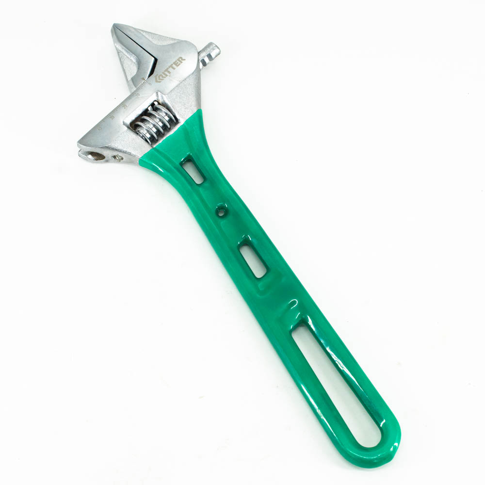 Ключ разводной Ritter Super Slim 250 мм / 10" (тонкие губки, сталь CR-V, хромированные)