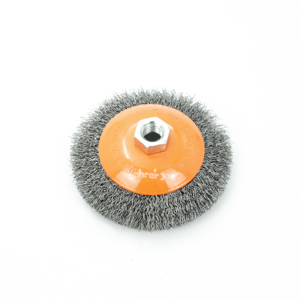 Кордщетка Bohrer коническая мягкая 115 мм для УШМ