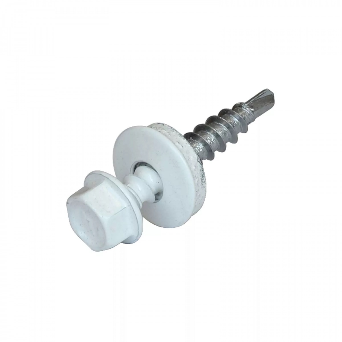 ПРОМ Саморез кровельный 4,8х29 RAL9003 (RR20) сигнальный белый (~ 4 500 - 5 600 шт.) (Цена за 1000 шт)