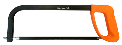 Ножовка по металлу Bohrer 300 мм (регулировка натяжения) пластиковая рукоятка (в комп. полотно для мягких металлов)