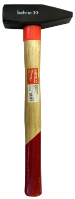 Молоток слесарный  Bohrer  800 г. с деревянной рукояткой