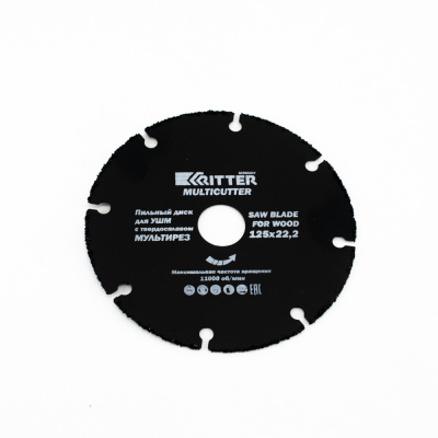 Диск пильный Ritter Multi 125х22,2х1,0 для УШМ 