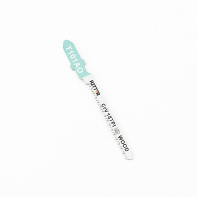 Пилки для лобзиков Ritter Eco по дереву Т101AO CrV 75/50мм, шаг 1,4 мм 18 TPi (Чистый криволинейный рез) (2 шт. в уп.) (200/25/1)