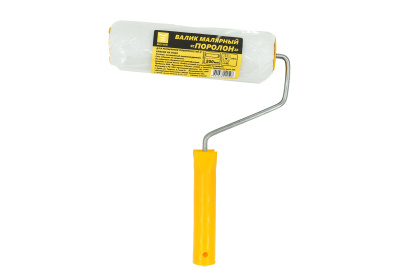 Валик малярный MosTek "Поролон" 200 мм d=48 мм (вспененный пенополиуретан) (с сборе, бюгель 6 мм) (50/1)