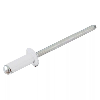 Заклепки 4.0х10, Алюминий/Сталь, оцинк. RAL9003 (белый сигнальный) Упаковка 300 шт.