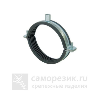 Хомут оцинкованный с гайкой 15-18 (3/8") (Упаковка 15 шт)