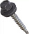 Саморез кровельный 4,8х51 RAL7024 серый графит Упаковка 150 шт.