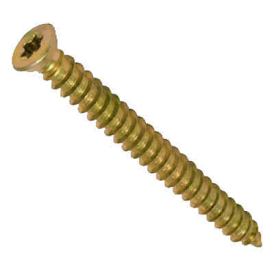 Саморезы оконные по бетону для окон рам желт цинк 7,5х202 Упаковка 25 штук