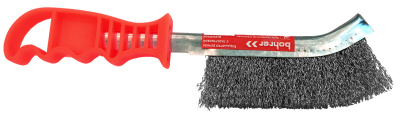 Корщетка Bohrer для зачистки швов (нержавеющая стальная проволока толщ. 0,3 мм, пластиковая ручка)
