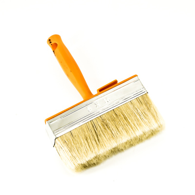 Кисть ракля Bohrer Стандарт  50 x150 мм (натур. щетина 51 мм) оранж. пластиковая рукоятка (Упаковка 6 штук)