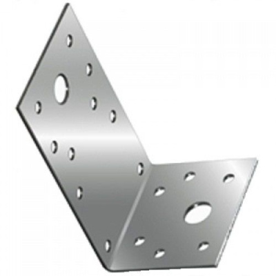 Ассиметричный уголок, оцинк. 130х50х65х1,8 мм (Упаковка 20 шт.)