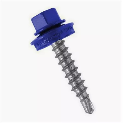 ПРОМ Саморез кровельный 4,8х29 RAL5002 ультрамарин (~ 4 500 - 5 600 шт.) (Цена за 1000 шт)