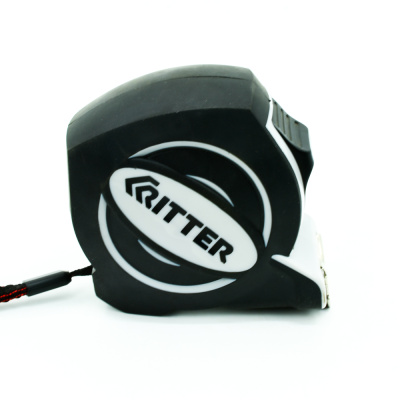 Рулетка измерительная Ritter Eco 7,5х25 мм (упрочненное полотно с нейлоновым покрытием, обрезин. ударопрочный корпус)