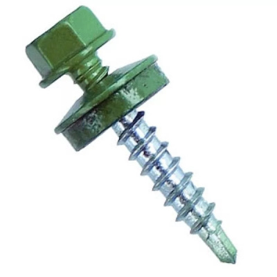 Саморез кровельный 4,8х29 RAL6029 зелёная мята Упаковка 250 шт.