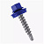 Саморез кровельный 4,8х29 RAL5002 ультрамарин (Блистер 12шт)