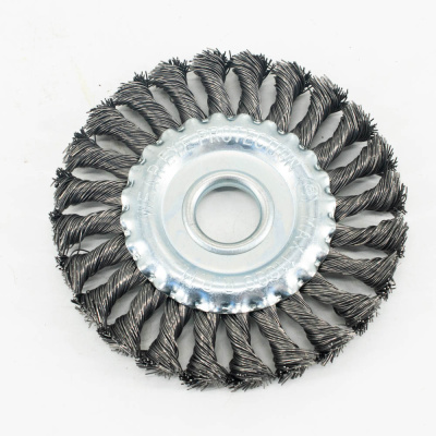 Кордщетка Bohrer дисковая витая жесткая 125 мм для УШМ