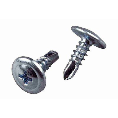ПРОМ Саморез 4,2х13 по металлу полусфера с пресс-шайбой, оцинк., сверло (Упаковка ~ 13 000  - 18 000 шт.) (цена за 1000 шт)