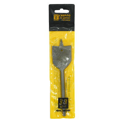 Сверло MosTek перовое по дереву 38 х 152 мм