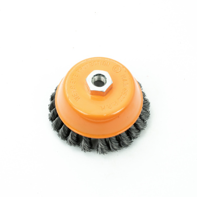 Кордщетка Bohrer чашеобразная витая жесткая 125 мм для УШМ