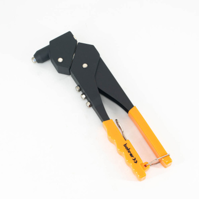 Заклёпочник Bohrer 265 мм поворотный 0-360 градусов, усиленный (заклепки 2,4; 3,2; 4,0; 4,8) обрезиненные рукоятки